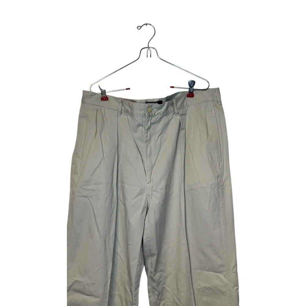 Polo Ralph Lauren Mens Dress Pants Vintage Chino Pleated 100% Cotton Khaki 38X34